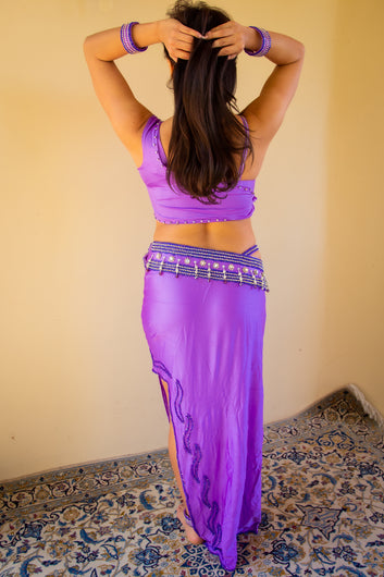 Wafaa of Cairo: Purple and Silver Crossover Costume
