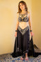 Wafaa of Cairo: Black and Rhinestone Costume