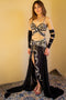 Wafaa of Cairo: Black and Rhinestone Costume