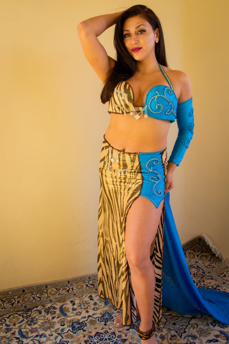 Wafaa of Cairo: Animal Print Bra and Skirt