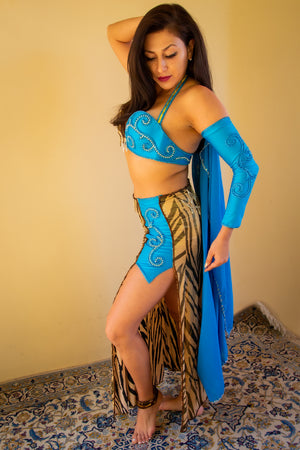 Versace of Cairo: Animal Print Bra and Skirt