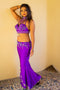 Wafaa of Cairo: Purple Bra and Skirt