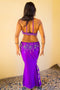 Wafaa of Cairo: Purple Bra and Skirt