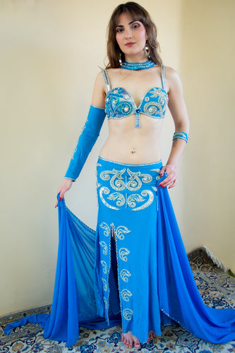 Versace of Cairo: Blue Paisley Princess