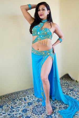 Versace of Cairo: Blue Crossover Costume