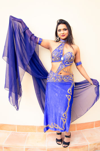 Wafaa of Cairo: Perfectly Periwinkle Bra and Skirt