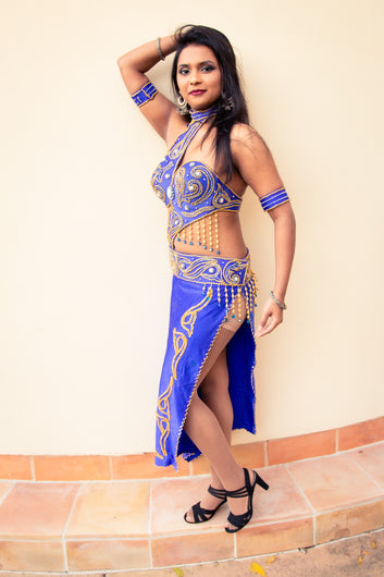 Wafaa of Cairo: Perfectly Periwinkle Bra and Skirt