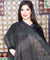 Modern Black and Silver Assuit Shawl with Mixed Diamond Design