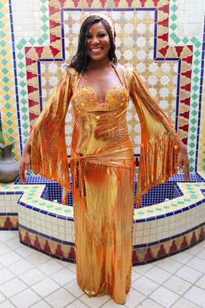 Zafaar Orange Leopard Saiidi