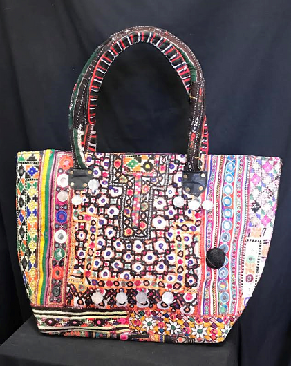 Embroidered Tote Bag- Large